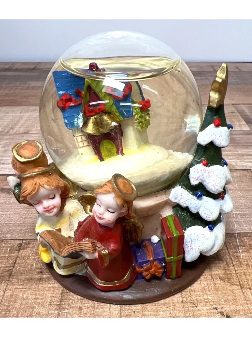 Vintage Christmas Snow Globe Collectible Decoration